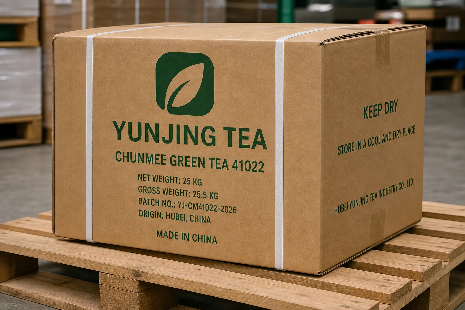 Yunjing Tea export carton design reference